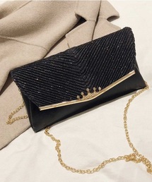 LUGG NAGG（ラグナグ）の「ラメフラップパーティークラッチバッグ（クラッチバッグ）」