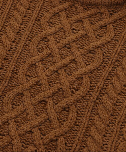 BREEZE（ブリーズ）の「ケーブルフリンジニット（ニット/セーター・キッズ・アイボリー/ブラウン・100/130/80/120/90/140/110）」の8枚目の写真