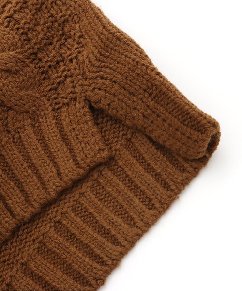 BREEZE（ブリーズ）の「ケーブルフリンジニット（ニット/セーター・キッズ・アイボリー/ブラウン・100/130/80/120/90/140/110）」の12枚目の写真