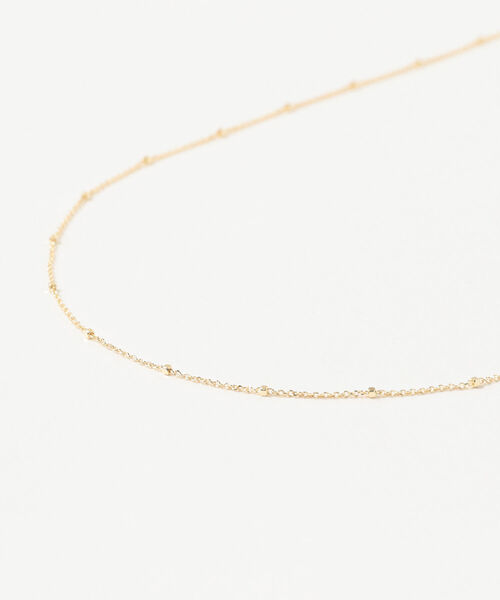 Ray BEAMS(レイビームス)の「Ray BEAMS / K10 グリッターチェーン ネックレス(ネックレス・レディース・ゴールド・ONE SIZE)」の3枚目の写真