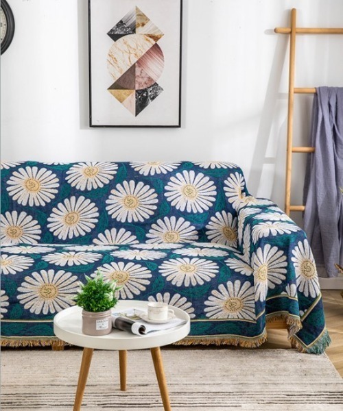 レア 70s-80s ピカソ 総柄シーツ シアーズローバック フラットシーツ Lovesac - Storage Seat Cover Set: Natural Crossweave