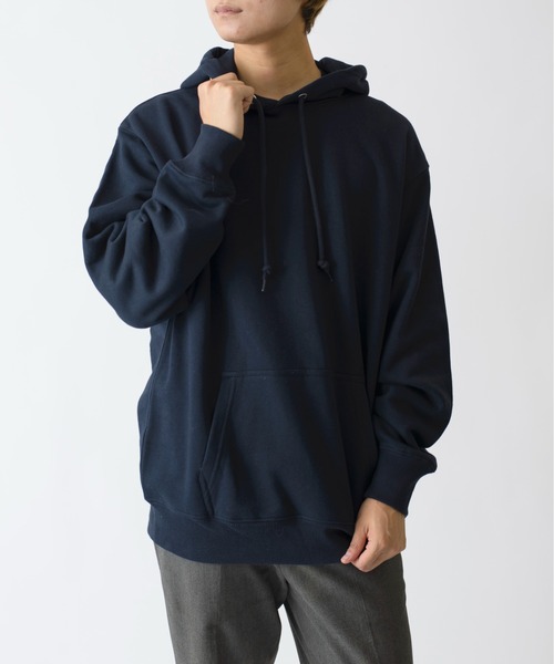 United Athle（ユナイテッドアスレ）の「【United Athle】heavy weight pull over hoodie / ヘビーウェイト スウェット プルオーバーパーカー 12.7オンス 裏パイル 裏毛 5768（パーカー・レディース・ホワイト/ブラック/ネイビー/ナチュラル/グレー/ブラウン/グリーン/チャコールグレー/ダークグレー・S/M/L/XL/XXL）」の10枚目の写真