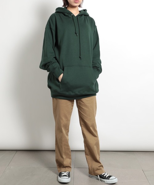 United Athle（ユナイテッドアスレ）の「【United Athle】heavy weight pull over hoodie / ヘビーウェイト スウェット プルオーバーパーカー 12.7オンス 裏パイル 裏毛 5768（パーカー・レディース・ホワイト/ブラック/ネイビー/ナチュラル/グレー/ブラウン/グリーン/チャコールグレー/ダークグレー・S/M/L/XL/XXL）」の22枚目の写真