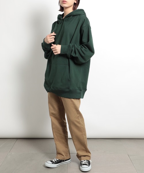 United Athle（ユナイテッドアスレ）の「【United Athle】heavy weight pull over hoodie / ヘビーウェイト スウェット プルオーバーパーカー 12.7オンス 裏パイル 裏毛 5768（パーカー・レディース・ホワイト/ブラック/ネイビー/ナチュラル/グレー/ブラウン/グリーン/チャコールグレー/ダークグレー・S/M/L/XL/XXL）」の21枚目の写真