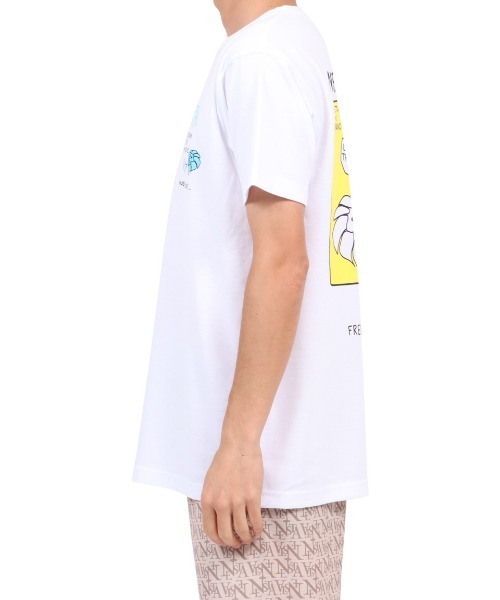 NESTA BRAND（ネスタブランド）の「JPN加工DRYドローイングライオンカラーロゴTEE（Tシャツ/カットソー・メンズ・ホワイト/ブラック・S/M/L/XL/XXL）」の6枚目の写真