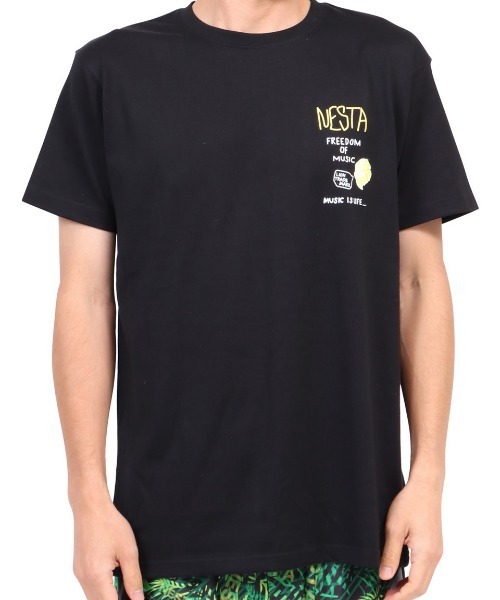 NESTA BRAND（ネスタブランド）の「JPN加工DRYドローイングライオンカラーロゴTEE（Tシャツ/カットソー・メンズ・ホワイト/ブラック・S/M/L/XL/XXL）」の9枚目の写真