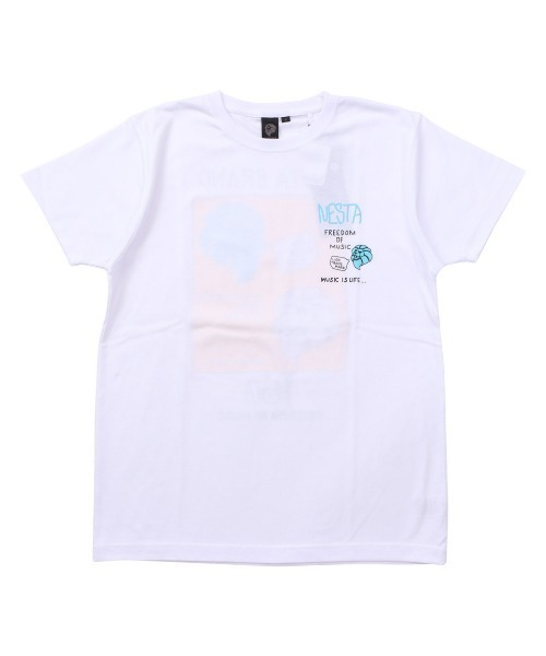 NESTA BRAND（ネスタブランド）の「JPN加工DRYドローイングライオンカラーロゴTEE（Tシャツ/カットソー・メンズ・ホワイト/ブラック・S/M/L/XL/XXL）」の4枚目の写真
