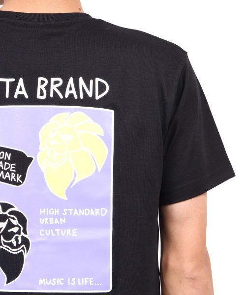 NESTA BRAND（ネスタブランド）の「JPN加工DRYドローイングライオンカラーロゴTEE（Tシャツ/カットソー・メンズ・ホワイト/ブラック・S/M/L/XL/XXL）」の10枚目の写真