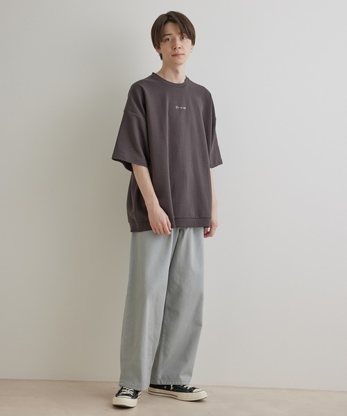 JUNRED（ジュンレッド）の「カラーデニム1タックワイドパンツ（デニムパンツ・メンズ・オフホワイト/ブルー系その他4/チャコールグレー・L/M/S）」の11枚目の写真