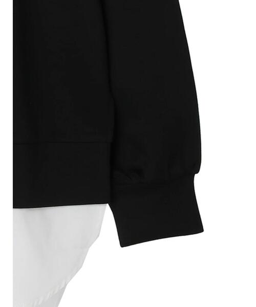 Green　Parks（グリーンパークス）の「ダンボールクッションフードチュニック＊＊（スウェット・レディース・ブラック/ライトベージュ・FREE）」の18枚目の写真