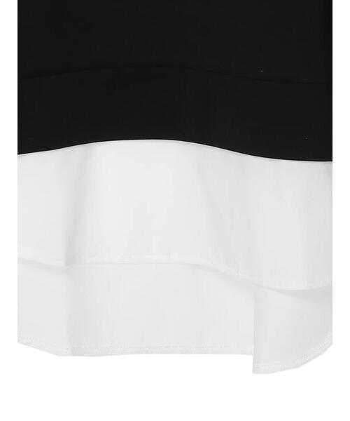 Green　Parks（グリーンパークス）の「ダンボールクッションフードチュニック＊＊（スウェット・レディース・ブラック/ライトベージュ・FREE）」の19枚目の写真