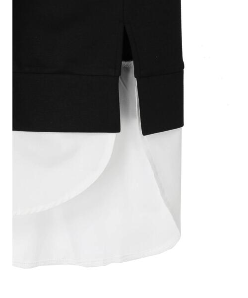 Green　Parks（グリーンパークス）の「ダンボールクッションフードチュニック＊＊（スウェット・レディース・ブラック/ライトベージュ・FREE）」の21枚目の写真