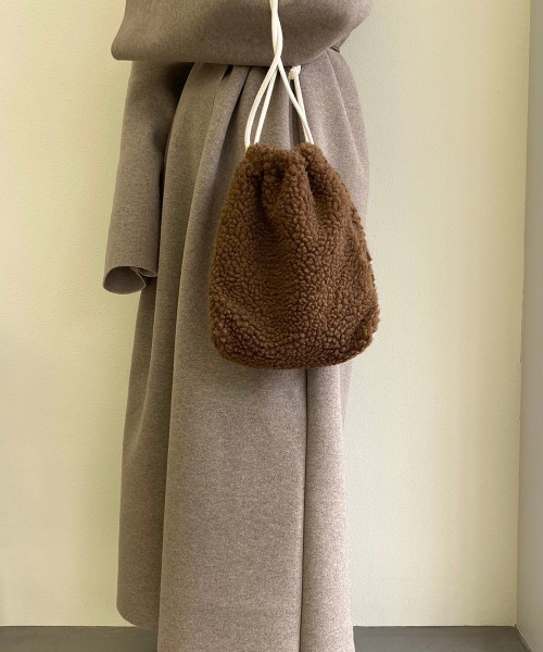 lawgy（ラウジー）の「2way boa bag（ハンドバッグ・レディース・ブラック/ブラウン/アイボリー・FREE）」の3枚目の写真