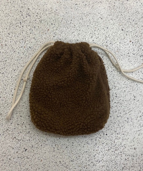 lawgy（ラウジー）の「2way boa bag（ハンドバッグ・レディース・ブラック/ブラウン/アイボリー・FREE）」の8枚目の写真