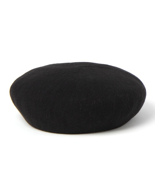 studio CLIP(スタディオクリップ)の「洗えるフレンチリネンベレー帽(ハンチング/ベレー帽・レディース・ブラック/グレー/ベージュ・FREE)」の4枚目の写真