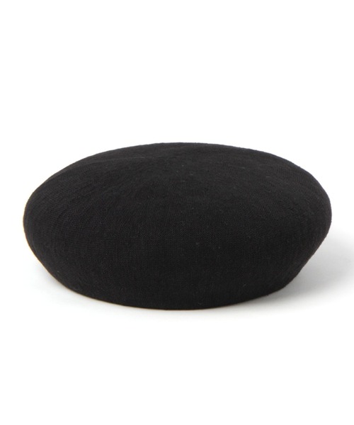 studio CLIP(スタディオクリップ)の「洗えるフレンチリネンベレー帽(ハンチング/ベレー帽・レディース・ブラック/グレー/ベージュ・FREE)」の5枚目の写真