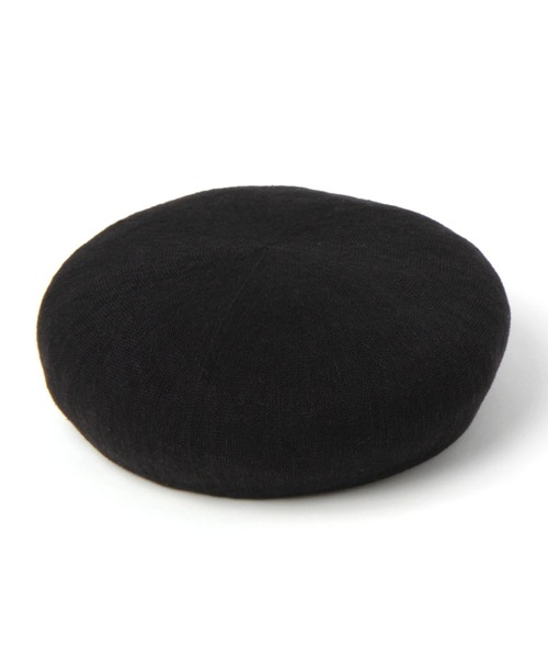 studio CLIP(スタディオクリップ)の「洗えるフレンチリネンベレー帽(ハンチング/ベレー帽・レディース・ブラック/グレー/ベージュ・FREE)」の6枚目の写真