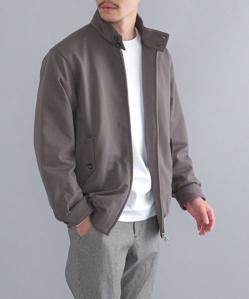 SHIPS（シップス）の「SHIPS: TEXBRID(R) スイングトップ リブブルゾン（ブルゾン・メンズ・チャコールグレー/オリーブ/ネイビー・SMALL/MEDIUM/LARGE/X-LARGE）」の7枚目の写真