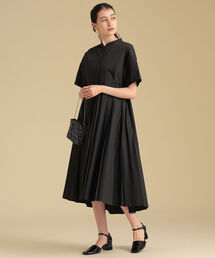 Ray BEAMS | Ray BEAMS / ヨーク レイヤー プリーツ ワンピース(ワンピース)