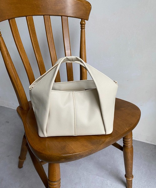 CAPRICIEUX LE'MAGE（カプリシューレマージュ）の「フォルドハンドルバッグ（ハンドバッグ・レディース・ホワイト/グリーン/イエロー・FREE）」の9枚目の写真