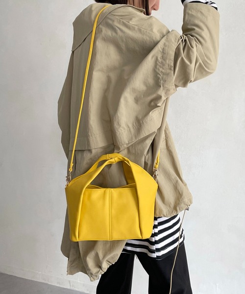 CAPRICIEUX LE'MAGE（カプリシューレマージュ）の「フォルドハンドルバッグ（ハンドバッグ・レディース・ホワイト/グリーン/イエロー・FREE）」の16枚目の写真