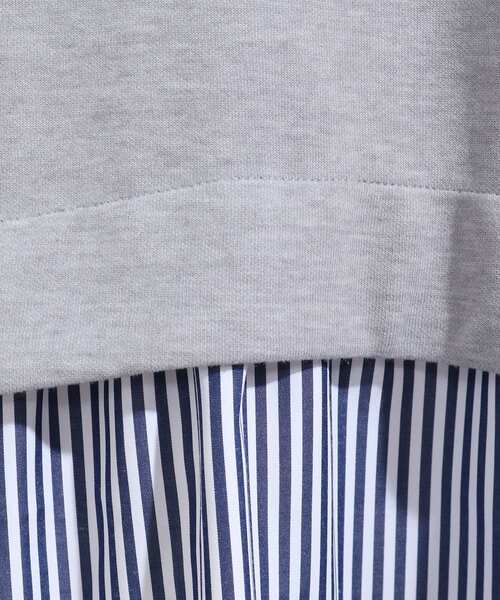 SHOO・LA・RUE（シューラルー）の「◆シャツドッキングムースタッチワンピース（ワンピース・レディース・アイボリー系4/ライトグレー系4/ライトグリーン系/ピンク系9・00）」の17枚目の写真