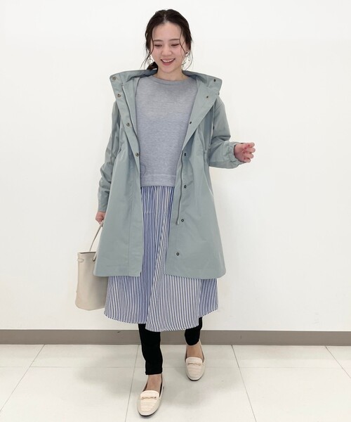 SHOO・LA・RUE（シューラルー）の「◆シャツドッキングムースタッチワンピース（ワンピース・レディース・アイボリー系4/ライトグレー系4/ライトグリーン系/ピンク系9・00）」の22枚目の写真