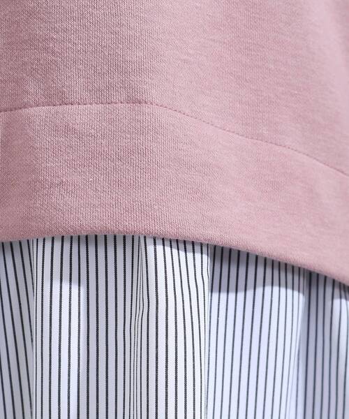 SHOO・LA・RUE（シューラルー）の「◆シャツドッキングムースタッチワンピース（ワンピース・レディース・アイボリー系4/ライトグレー系4/ライトグリーン系/ピンク系9・00）」の18枚目の写真