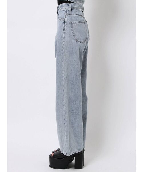 EMODA（エモダ）の「ベルトフリンジハイウエストワイドジーンズ（デニムパンツ・レディース・ブルー/インディゴブルー/ベージュ・SMALL/MEDIUM）」の11枚目の写真