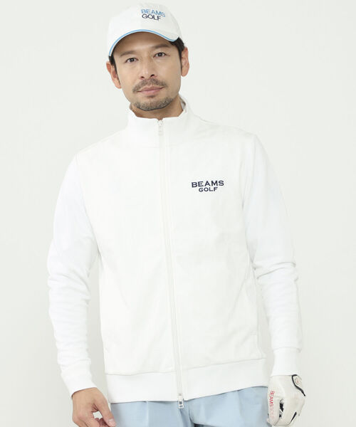 MEN＞BEAMS GOLF PURPLE LABEL / ロープ ジャカード フルジップ ブルゾン