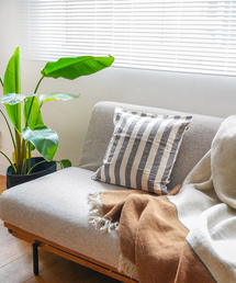 journal standard Furniture （ジャーナルスタンダードファニチャー）の「クッションカバー　ストライプ 45 CUSHION COVER（クッション/クッションカバー・キッズ）」