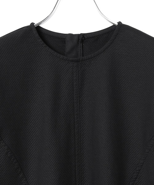 ADAM ET ROPE'（アダムエロペ）の「ストレッチピケワンピース（ワンピース・レディース・ホワイト/ブラック・FREE）」の11枚目の写真