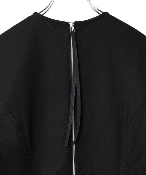 ADAM ET ROPE'（アダムエロペ）の「ストレッチピケワンピース（ワンピース・レディース・ホワイト/ブラック・FREE）」の12枚目の写真