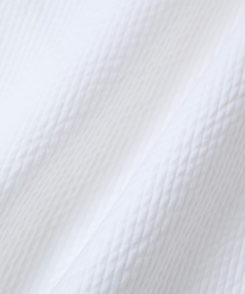 ADAM ET ROPE'（アダムエロペ）の「ストレッチピケワンピース（ワンピース・レディース・ホワイト/ブラック・FREE）」の17枚目の写真