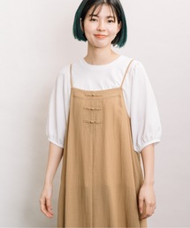 refinedworks | チャイナ釦キャミOP(ワンピース)