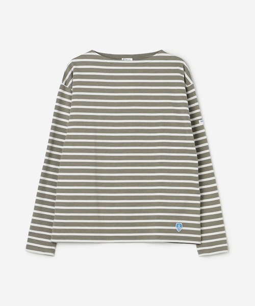 ORCIVAL（オーシバル）の「ORCIVAL | ボートネック長袖Tシャツ WOMEN（Tシャツ/カットソー・レディース・A/D/ホワイト系その他3/ブルー系その他5・1）」の3枚目の写真