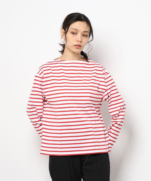 ORCIVAL（オーシバル）の「ORCIVAL | ボートネック長袖Tシャツ WOMEN（Tシャツ/カットソー・レディース・A/D/ホワイト系その他3/ブルー系その他5・1）」の20枚目の写真