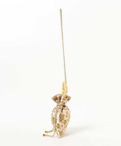 Ray BEAMS（レイビームス）の「DIR69 × Ray BEAMS / 別注 刺繍 巾着バッグ（トートバッグ・レディース・レッド/ゴールド・ONE SIZE）」の7枚目の写真