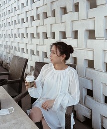 ACYM | Sheer multi mini ワンピース(ワンピース)