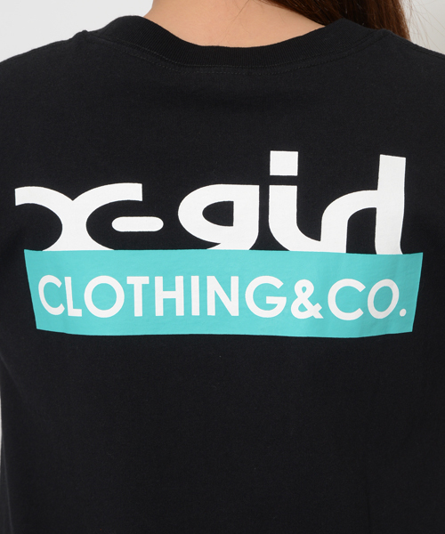 X-girl(エックスガール)の「【mini7月号掲載】X-girl × CHAMPION EMBROIDERY S/S DRESS(ワンピース・レディース・ホワイト/ブラック/アッシュ/ブルー・2/1)」の9枚目の写真