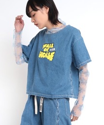 RNA | B2694 ウェーブシームデニムシャツ(シャツ/ブラウス)