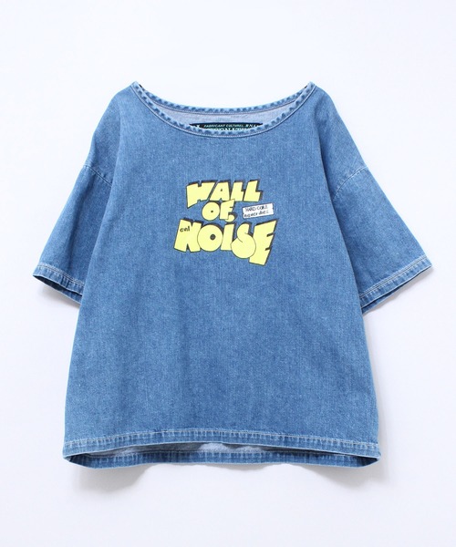 RNA（アールエヌエー）の「B2694 ウェーブシームデニムシャツ（シャツ/ブラウス・レディース・ホワイト/ライトインディゴブルー/スミクロ・MEDIUM）」の21枚目の写真