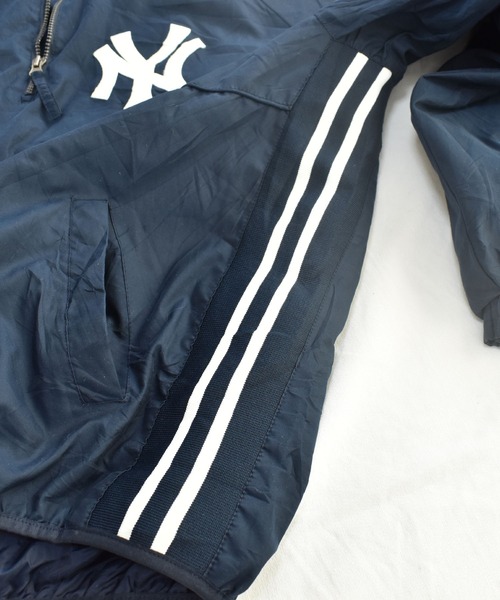 MAJESTIC（マジェスティック）の「【ヴィンテージ古着】Majestic/マジェスティック ハーフジップジャケット（ブルゾン・メンズ・ネイビー・LARGE）」の6枚目の写真