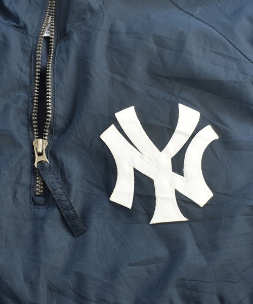 MAJESTIC（マジェスティック）の「【ヴィンテージ古着】Majestic/マジェスティック ハーフジップジャケット（ブルゾン・メンズ・ネイビー・LARGE）」の10枚目の写真