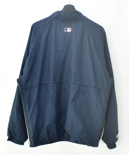 MAJESTIC（マジェスティック）の「【ヴィンテージ古着】Majestic/マジェスティック ハーフジップジャケット（ブルゾン・メンズ・ネイビー・LARGE）」の4枚目の写真