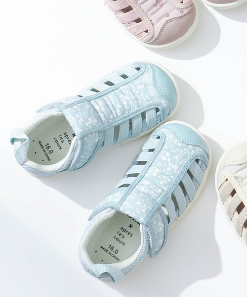 IFME（イフミー）の「IFME4色トドラー水抜きサンダル（サンダル・キッズ・サックスブルー/キナリ/ブラウン/ピンク・18/17/16/19）」の4枚目の写真