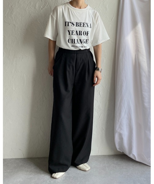 She's Closet(シーズクローゼット)の「美シルエットタック入りハイウエストストレートワイドパンツ(その他パンツ・レディース・ブラック/ベージュ/グリーン/サンドベージュ・M/L)」の16枚目の写真