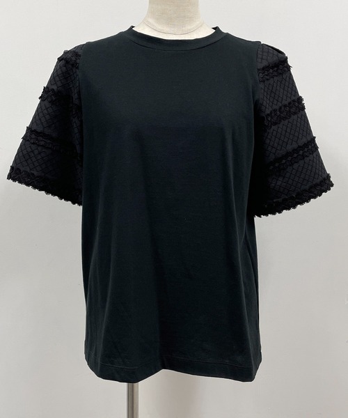 BE NEAT（ビーニート）の「袖刺繍プルオーバー（Tシャツ/カットソー・レディース・ブラック/オフホワイト・M）」の17枚目の写真