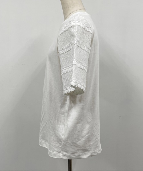 BE NEAT（ビーニート）の「袖刺繍プルオーバー（Tシャツ/カットソー・レディース・ブラック/オフホワイト・M）」の21枚目の写真