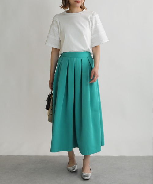 BE NEAT（ビーニート）の「袖刺繍プルオーバー（Tシャツ/カットソー・レディース・ブラック/オフホワイト・M）」の7枚目の写真